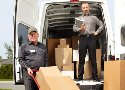 Prepared wooden furniture stored safely in Battersea