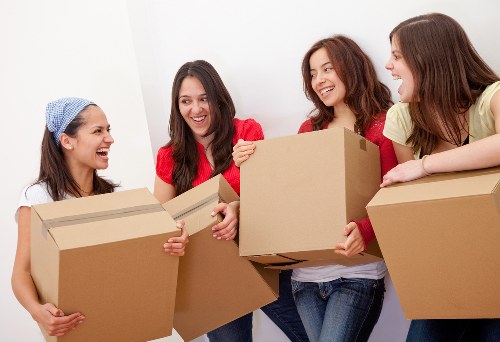 Charity donation items prepared for reuse