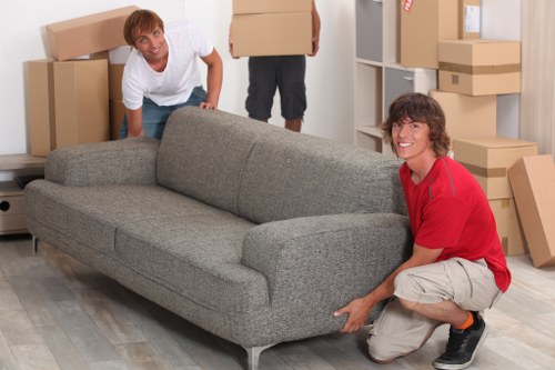 Carefully wrapped household items ready for long-term storage