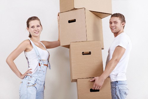 Professional man and van Battersea service handling furniture delivery