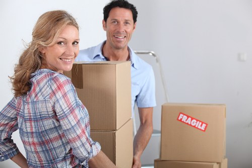 Packing fragile items for flat removals in Battersea
